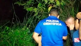 Corpo foi encontrado em uma área de mata de difícil acesso