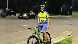 Jailson Douglas começou a sentir melhorias desde quando passou a pedalar.