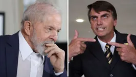 Lula e Bolsonaro são os nomes mais bem colocados nas pesquisas para a presidência do Brasil.