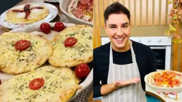 Chef Beto Almeida ensina a fazer uma pizza de panela de pressão.