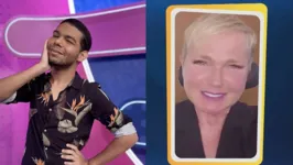 Vyni recebeu a surpresa de Xuxa