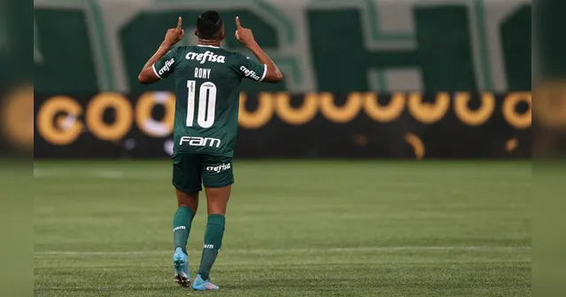 Imagem ilustrativa da notícia Video: Paraense Rony comemora gol pelo Palmeiras