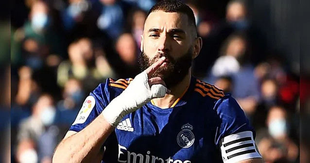 Imagem ilustrativa da notícia Benzema decide e Real Madrid vence mais uma no Espanhol