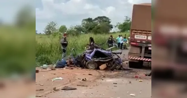 Imagem ilustrativa da notícia Batida entre carro e caminhão mata uma pessoa no Pará