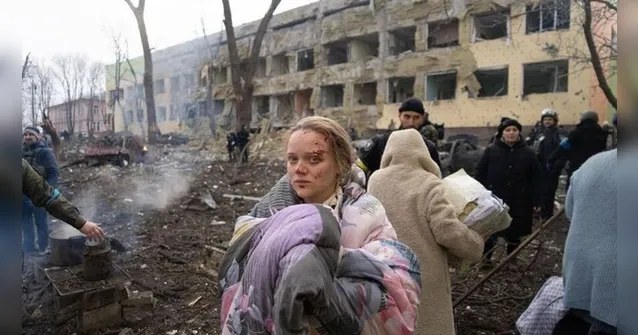 Imagem ilustrativa da notícia Ucrãnia acusa Rússia lançar bombas sobre maternidade