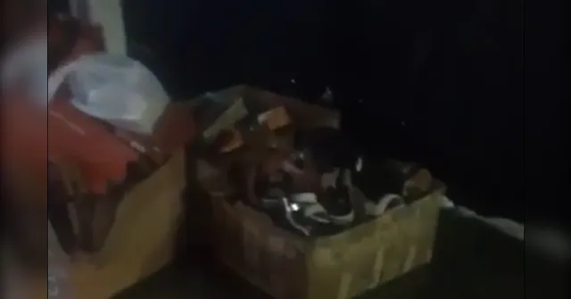 Imagem ilustrativa da notícia  Loja de Belém danifica e joga sapatos que podiam ser doados
