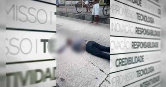 Imagem ilustrativa da notícia Vídeo: homem é morto em plena avenida Almirante Barroso