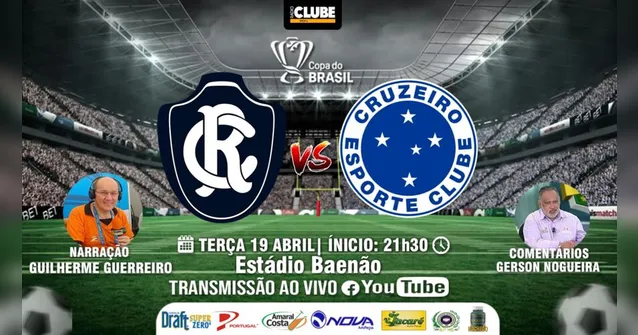 Imagem ilustrativa da notícia Tem Jogo no DOL! Acompanhe Remo x Cruzeiro aqui