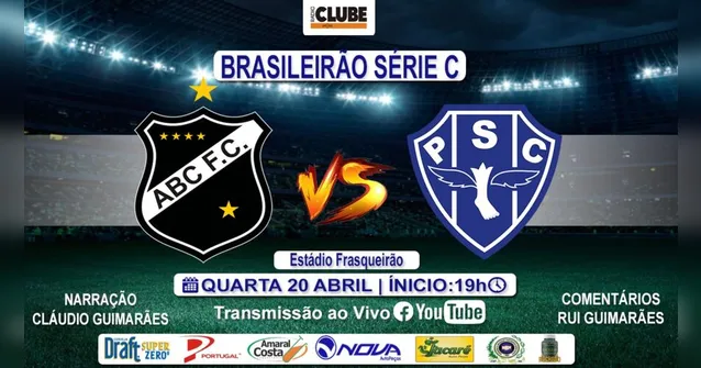 Imagem ilustrativa da notícia Tem Jogo no DOL! Acompanhe ABC x Paysandu aqui