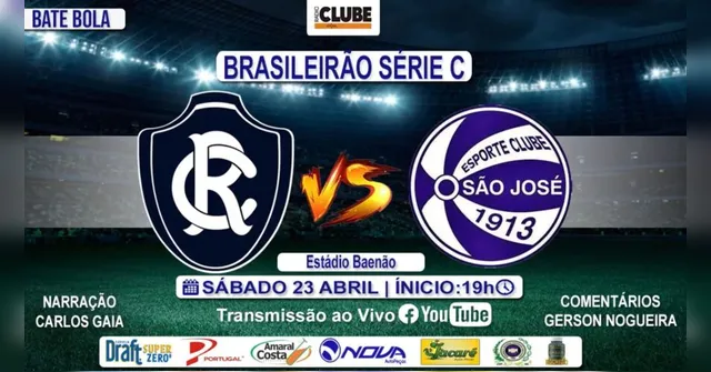 Imagem ilustrativa da notícia Tem Jogo no DOL: Acompanhe Remo x São José aqui!