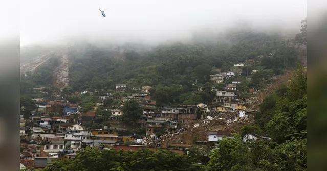 Imagem ilustrativa da notícia Vídeo: chuva forte de domingo deixa 5 mortos em Petrópolis