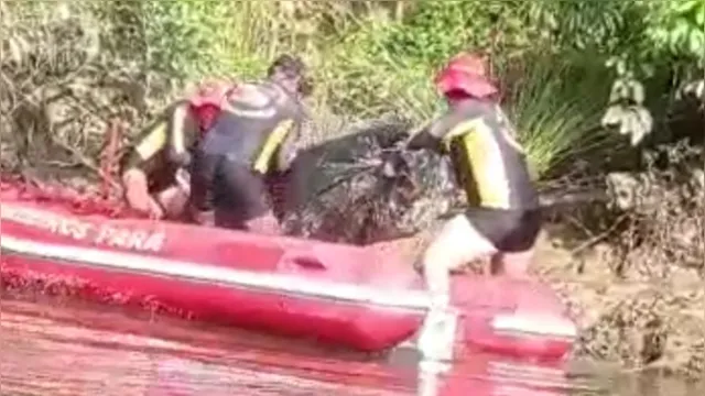 Imagem ilustrativa da notícia Vídeo: corpo de jovem é encontrado boiando no rio Guamá