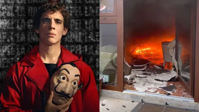 Imagem ilustrativa da notícia Vídeo: casa de ator da série "La Casa De Papel" pega fogo 