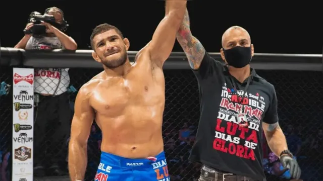 Imagem ilustrativa da notícia Paraense Camelo vence Suicida e mantém cinturão no Iron MMA