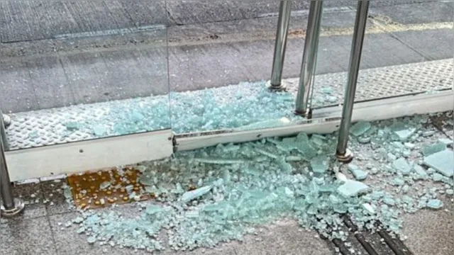 Imagem ilustrativa da notícia Estação do BRT Belém é depredada pela segunda vez no mês