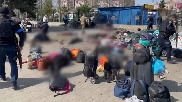 Imagem ilustrativa da notícia Vídeo: ataque Russo a estação de trem deixa mortos e feridos