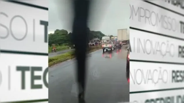 Imagem ilustrativa da notícia Vídeo: Sete pessoas ficam feridas em acidente na BR-316