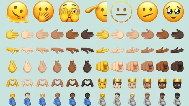 Imagem ilustrativa da notícia De homem grávido a continência, conheça os novos emojis