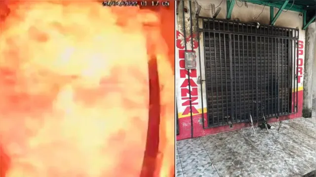 Imagem ilustrativa da notícia Vídeo: ponto de jogo do bicho é incendiado no Jurunas