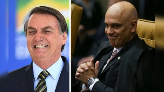 Imagem ilustrativa da notícia Mensagem de Bolsonaro é apagada e Moraes libera Telegram