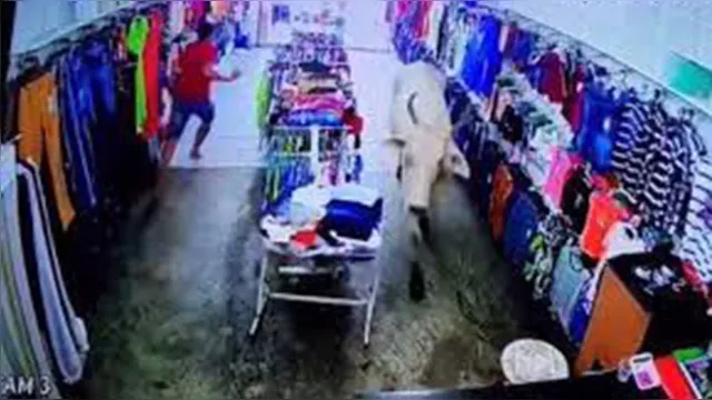 Imagem ilustrativa da notícia Vídeo:
vaca foge de abate, invade loja e causa tumulto no AM
