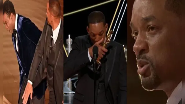 Imagem ilustrativa da notícia Oscar se posiciona após tapa de Will Smith em Chris Rock