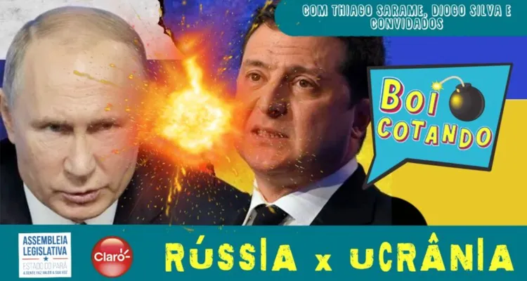Imagem ilustrativa da notícia DOLCast: Rússia x Ucrânia na mira da turma do Boicotando