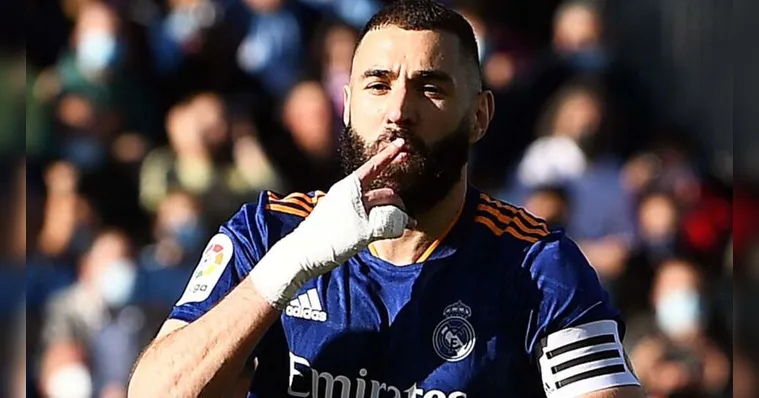 Imagem ilustrativa da notícia Benzema decide e Real Madrid vence mais uma no Espanhol