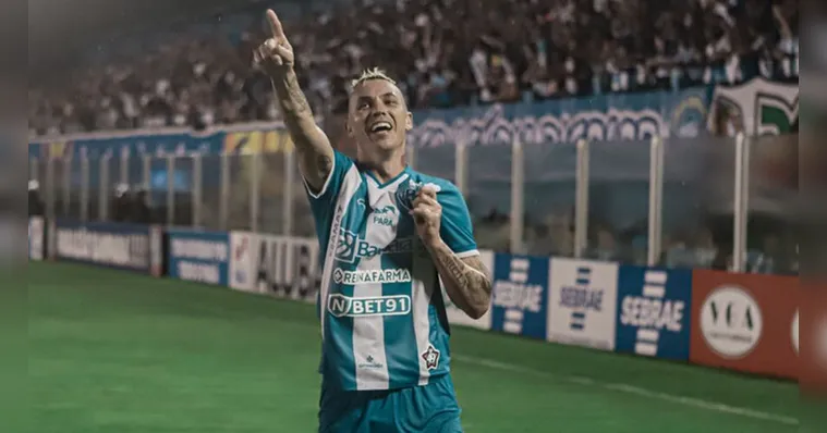Imagem ilustrativa da notícia Atacante comemora goleada do Paysandu. "A gente convenceu"