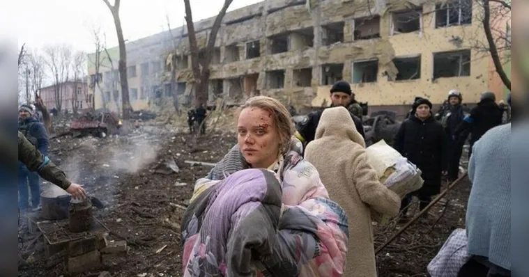 Imagem ilustrativa da notícia Ucrãnia acusa Rússia lançar bombas sobre maternidade
