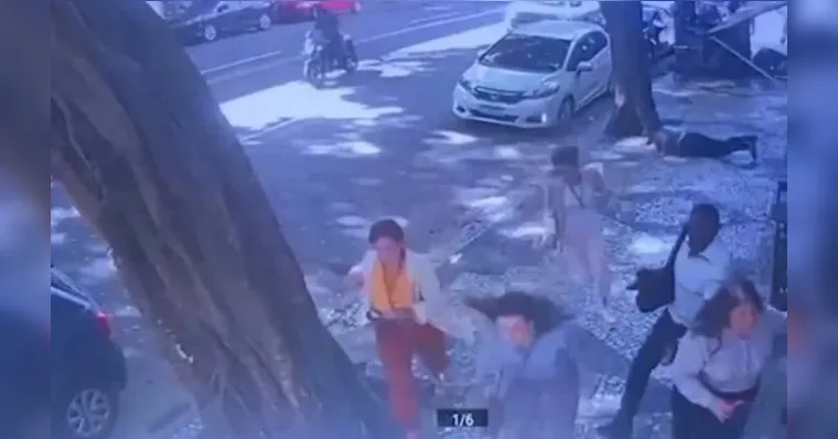 Imagem ilustrativa da notícia Vídeo: tiroteio no centro do  Rio de Janeiro deixa 7 feridos