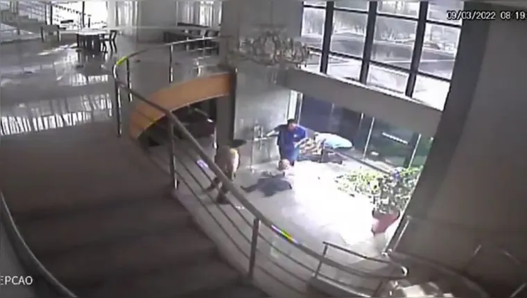 Imagem ilustrativa da notícia Vídeo: sindico é agredido por morador de condomínio em Belém
