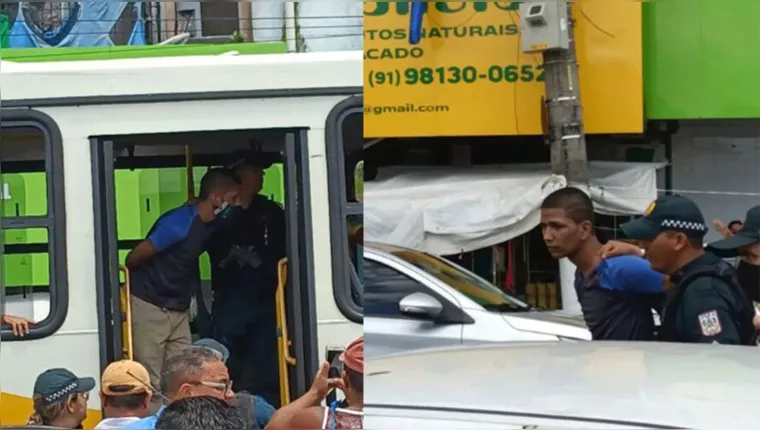 Imagem ilustrativa da notícia Vídeo: passageiros impedem  assalto a ônibus no Ver-o-Peso