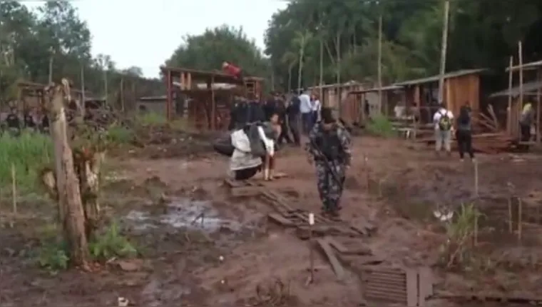 Imagem ilustrativa da notícia PM faz reintegração de posse em terreno do Tapanã
