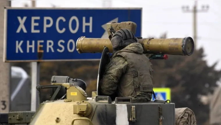 Imagem ilustrativa da notícia Russos tomam controle da cidade portuária de Kherson