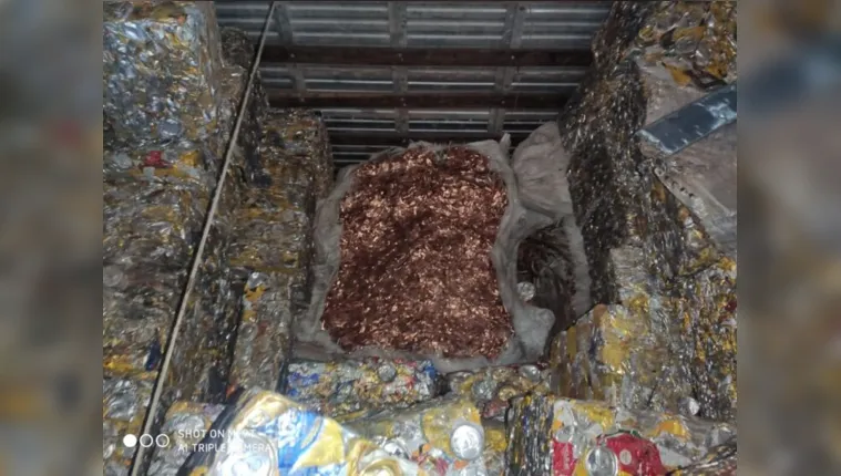 Imagem ilustrativa da notícia Sefa apreende toneladas de sucata de cobre irregular no Pará 