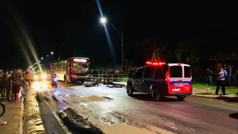 Imagem ilustrativa da notícia Colisão entre ônibus e moto mata homem em Marituba