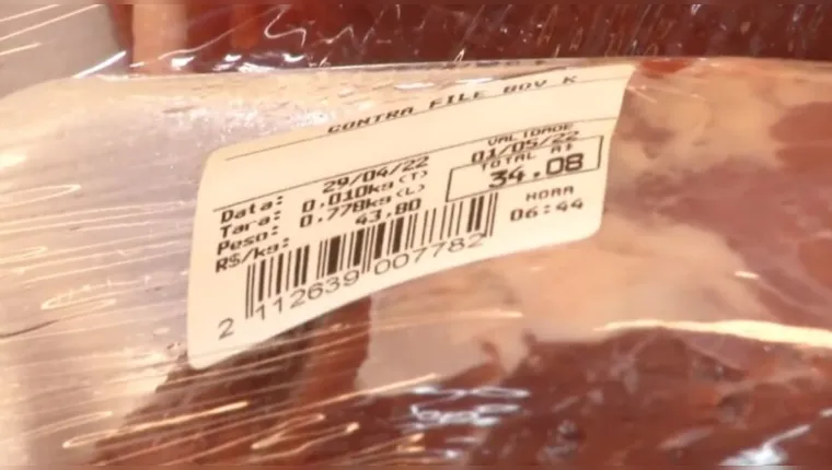 Imagem ilustrativa da notícia Vídeo: preço
da carne bovina está em alta em Belém