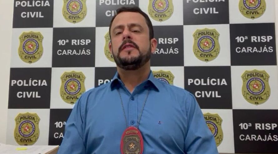 Delegado Vinícius Cardoso, titular da Superintendência de Polícia da 10ª Risp Carajás.