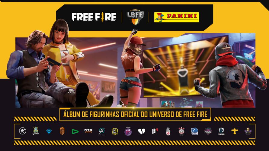 Free Fire ganha álbum de figurinhas oficial
