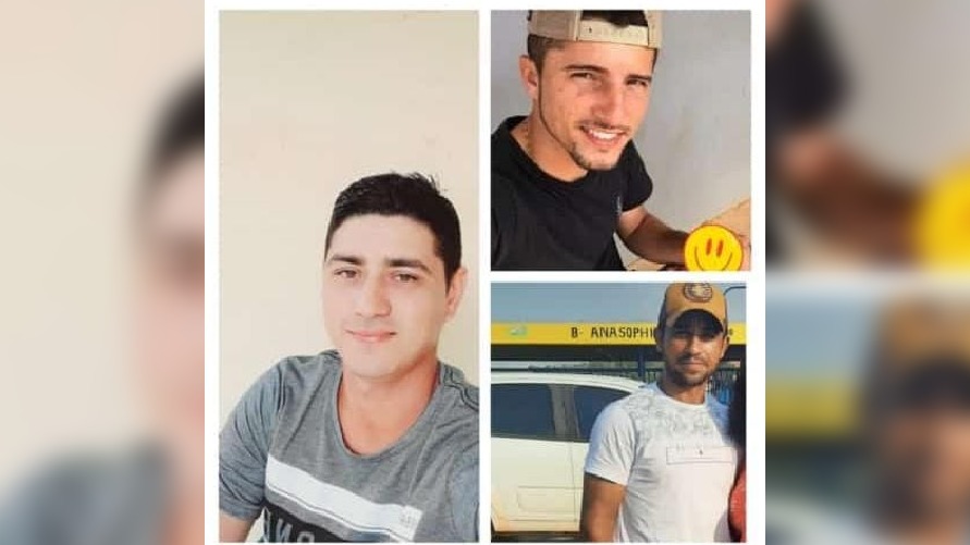 Os três amigos estão desaparecidos desde domingo