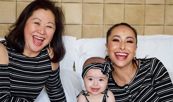 Dona Kika, Zoe Sato e Sabrina Sato: pegadinha em família
