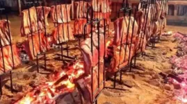 Serão assados 20 mil quilos de carne em 1.200 costelhões