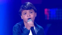 Kaio Álvaro é o representante do Pará no The Voice Kids