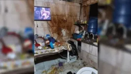 10 quilos de feijão estavam cozinhando no momento da explosão