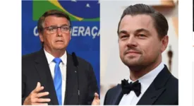 Imagem ilustrativa da notícia Bolsonaro ironiza Leonardo DiCaprio sobre post das eleições