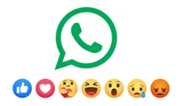 Por enquanto, os emojis são  coração, chorando de rir, surpreso, chorando e mãos em oração