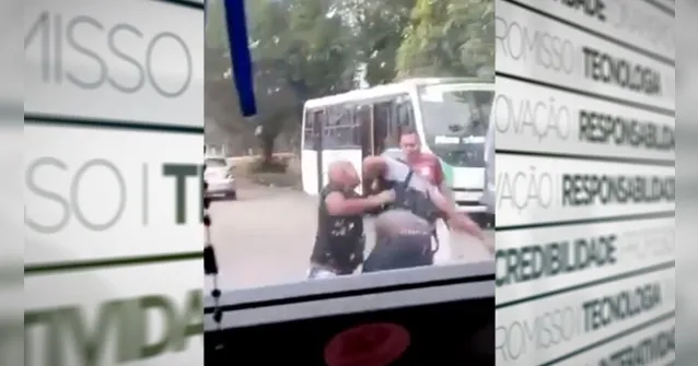 Imagem ilustrativa da notícia Cobrador e motorista de van trocam socos em Outeiro. Veja