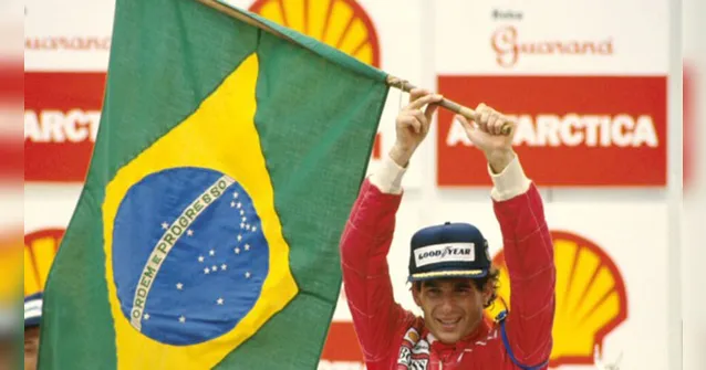 Imagem ilustrativa da notícia Famosos prestam homenagens a Ayrton Senna na web