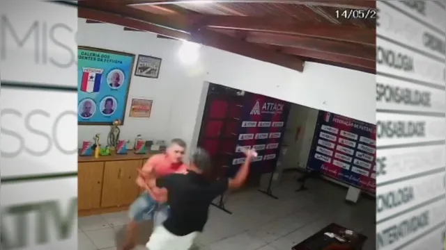 Imagem ilustrativa da notícia Vídeo: presidente de federação de futsal é atacado a facadas